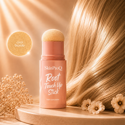 SkinProQ® Root Touch Up Stick – Instantly Cover Gray Roots, Hairline Gaps & Visible Scalp– Fuller-Looking Hair Anytime