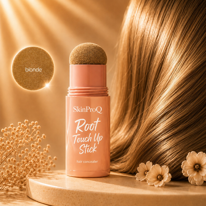 SkinProQ® Root Touch Up Stick – Instantly Cover Gray Roots, Hairline Gaps & Visible Scalp– Fuller-Looking Hair Anytime