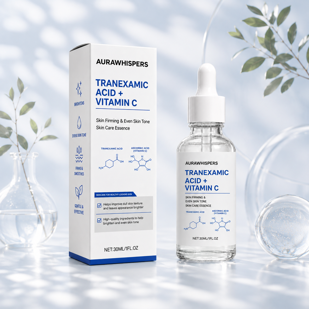 Aurawhispers✨Last day of promotion💧 Brightening Serum-Helps improve dull skin texture and leaves appearance brighter.